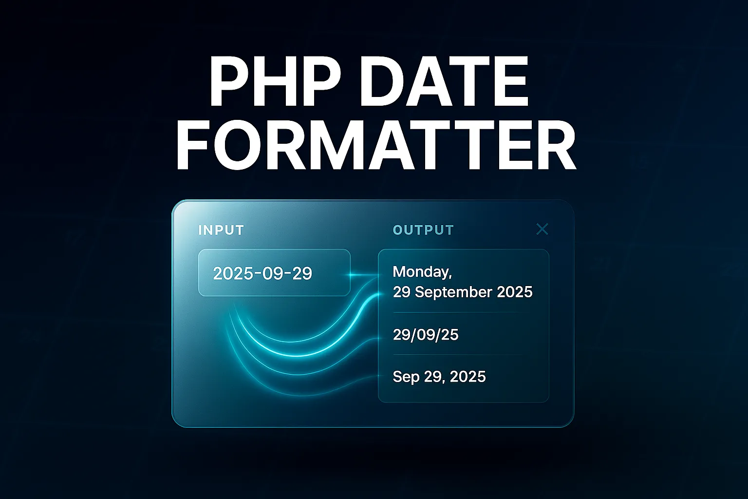 PHP Date Formatter