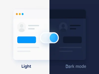 Easy Dark Mode Toggle Switch